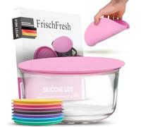 FrischFresh 20cm magenta, coperchio flessibile, ermetico, sottopentola per pentole e ciotole, salva-spazio, durevole, microonde, senza BPA, -40°C +200°C