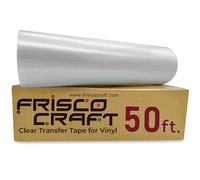 Frisco Craft C-370 - Nastro di trasferimento per vinile, 30,5 cm x 15,2 m, trasparente, ideale per adesivi in vinile, per cartelli, pareti, porte, finestre