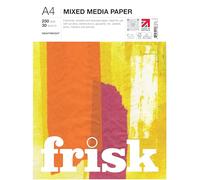 Frisk - Blocco per appunti misti, formato A4, colore: bianco