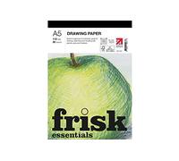 Frisk Essentials - Blocco di carta da disegno, 110 g/mq, 30 fogli, formato A5, colore: Bianco