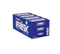 Frisk Peppermint, Caramelle Dure, Gusto Menta, Senza Zucchero, Senza Glutine, Confezione da 12 Astucci in Metallo da 50 Mentine ciascuno, Ottimo da Condividere e per un Momento di Freschezza Immediata