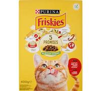 friskies 20x ADULT SECCO CON MANZO VERDURE POLLO GR.400 cura casa e persona