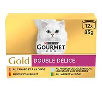 Friskies Chien Gourmet Gold - terrines, mousselines o nocciole - Bustine pasto - Sapori a Scelta