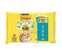 Friskies cibo umido per gatti in salsa - salmone, tonno, sardine, merluzzo 6 x (12 x 85 g)