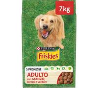 PURINA FRISKIES DOG CROCCHETTE CANE ADULTO SACCO DA 7 KG MANZO CEREALE VERDURE