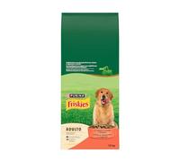 FRISKIES Crocchette Cane Adulto con Manzo, Cereali e Verdure - Cibo per Cani Secco Bilanciato, Confezione da 12 kg