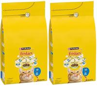 FRISKIES | Gatto | Crocchette complete per Gatti Adulti | Salmone e Verdure | Alimento Completo Ricco di Vitamine e Minerali | Borsa | 1,5 KG (Confezione da 2)