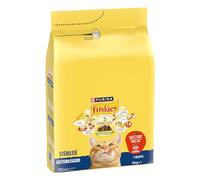 PURINA Friskies Sterilizzati Manzo e Pollo con Verdure Crocchette per gatto - 3 kg