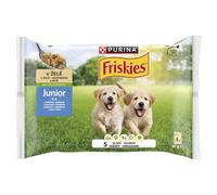 Friskies Junior cibo umido in gelatina per cani - pollo & piselli 4 x 85 g