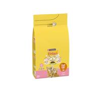 FRISKIES | Junior | Gatto | Crocchette complete per Gattini| Pollo, Latte e Verdure | Alimento Completo per Una Crescita Sana del Gattino | Borsa | 1,5 KG
