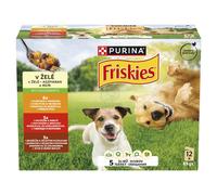 Friskies selezione cibo umido in gelatina per cani 12 x 85 g