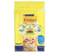Friskies Steril cibo secco per gatti - con salmone e verdure aggiunte 2 x 10 kg