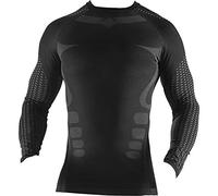 FRISTADS 7402 FM - Maglietta a maniche lunghe, taglia M/L, colore: Nero