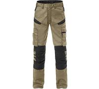 Fristads Fusion Hose 2555 STFP 129482 Omologato secondo EN 14404 con ginocchiere 124292, kaki/nero, 60