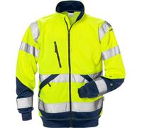 Fristads Giacca felpata High Vis Cl. 3 7426 SHV High Vis Yellow/Navy 4XL