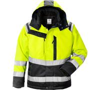 Fristads Giacca invernale High Vis da donna 4143 PP ad alta visibilità giallo/nero M