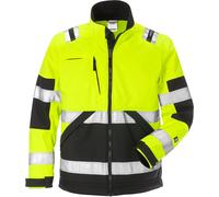 Fristads Giacca softshell hi-vis ad alta visibilità classe 2 4083 WYH Alta visibilità giallo/nero 3XL