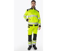 Fristads Giacca verde alta visibilità Cl. 3 4067 GPLU Alta visibilità giallo/nero M