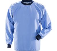 Fristads Longsleeve cleanroom T-shirt a maniche lunghe 7R014 XA80 Mitteal blue XL