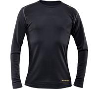 Fristads Longsleeve Flamestat Devold® T-shirt manica lunga 7436 UD Nero XXL