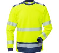 Fristads Maglietta ad alta visibilità Maglietta ad alta visibilità a maniche lunghe KL. 3 7724 THV Alta visibilità giallo/marino XL