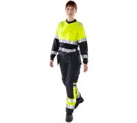 Fristads Maglietta donna Flamestat High Vis, La. Cl. 1 7108 TFL High Vis Yellow/Navy M