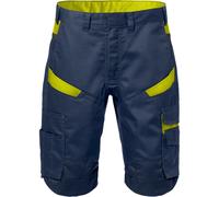 Fristads Pantaloncini 2562 STFP Blu navy/giallo