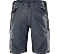 Fristads Pantaloncini di servizio elasticizzati 2543 LWR grigio/nero C62