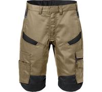 Fristads Pantaloncini elasticizzati 2562 STFP cachi/nero C52