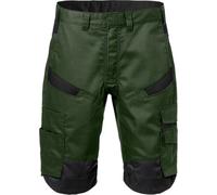 Fristads Pantaloncini elasticizzati 2562 STFP Verde militare/nero C54