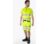 Fristads Pantaloncini elasticizzati High Vis Green craftsman cl. 2 2646 GSTP Alta visibilità arancio/navy C42