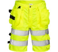 Fristads Pantaloncini hi-visrshorts cl. 2 2028 PLU high-vis giallo C56
