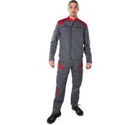 Fristads Pantaloni 2552 STFP grigio/rosso D92