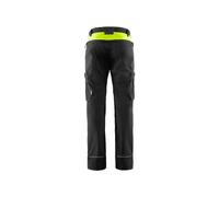 Fristads Pantaloni elasticizzati 2653 LWS nero / giallo