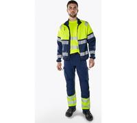 Fristads Pantaloni elasticizzati High Vis Green cl. 1 2647 GSTP Alta visibilità arancio/navy C146