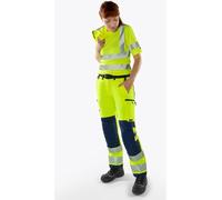 Fristads Pantaloni elasticizzati High Vis Green da donna classe 2 2665 GSTP Alta visibilità arancio/navy 46