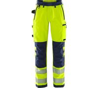 Fristads Pantaloni elasticizzati High Vis Green da donna classe 2 2665 GSTP Alta visibilità giallo/navy 34