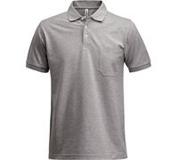 Fristads Polo manica corta Acode 1721 PIQ grigio melange 3XL