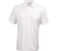 Fristads Poloshirt manica corta Acode Poloshirt 1724 PIQ Bianco 4XL