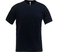 Fristads T-shirt a maniche corte Acode T-shirt wit Scollo a Vitt 1913 BSJ dark navy 3XL