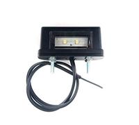 Fristom FT-016 Lampada per Illuminazione Targa a LED Basso Consumo Universale 12V 24V Resistente agli Urti Luce Bianca Omologazione E9 EMC per Rimorchio Camion Carrello Auto Bisarca