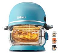 Fritaire - Air Fryer in vetro autopulente. Friggitrice ad aria con capacità di 4,8 l e sistema di riscaldamento a convezione Vortex Whirlwind (Verde)
