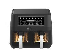 Friteuse diététique - LITTLE BALANCE - 8765 - Crousty light duo - 9 L - 2460 W - 9 programmes - Noir