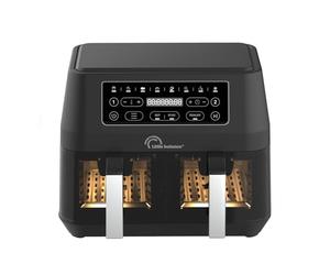 Friteuse diététique - LITTLE BALANCE - 8765 - Crousty light duo - 9 L - 2460 W - 9 programmes - Noir