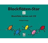 Frithjof Krepp Blockflöten-Star: Blockflöte lernen mit CD (Broschüre)
