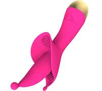 Fritosy Stimolatore del clitoride Leccare il vibratore Clitoride Capezzolo Giocattolo del sesso Vibratori del clitoride silenzioso Riscaldamento intelligente Dildo Vibratori del punto G Coppie Rosso