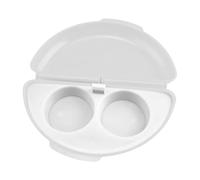 Frittata per forno a microonde, 2 in 1 per omelette e uova, senza BPA, utensili da cucina per colazione veloce, bianco