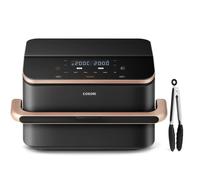 Frittatrice senza olio COSORI - Dual Blaze Twinfry Chef Edition - Capacità 10L - 6 programmi - 2800W - Nero