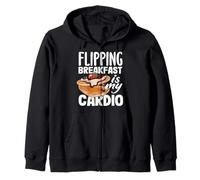 Frittelle che lanciano la colazione è il mio cardio Felpa con Cappuccio