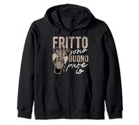 fritto sono buono pure io Felpa con Cappuccio